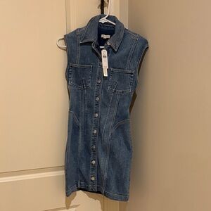 Pilcro size 0 Jean dress never been worn